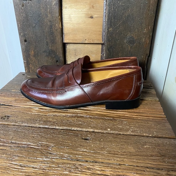 Johnston & Murphy Men’s Cognac Leather Loafers